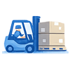 Forklift Operators Icon | Logistics | The Recruiting Squad